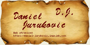 Daniel Juruković vizit kartica